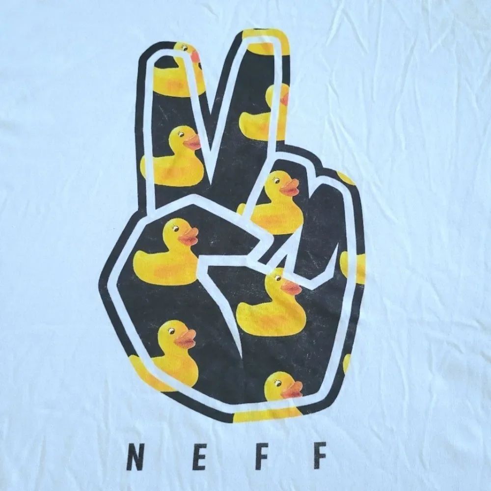 NEFF Rubber Duckie🦆 Peace Out✌️ Graphic Tee👕 - NWT - Picture 3 of 12
